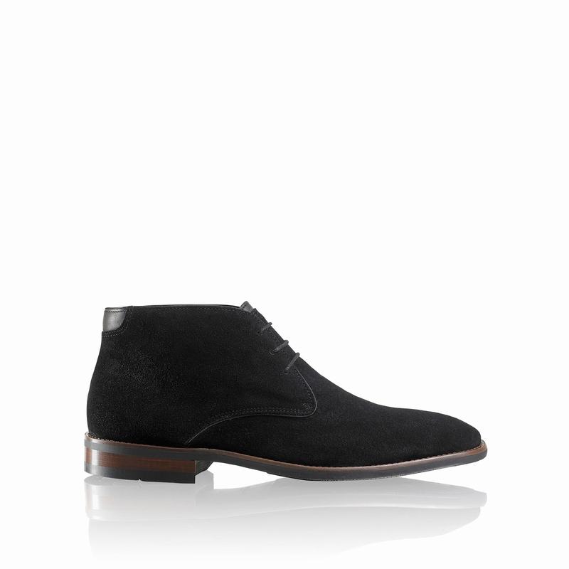 Pustynne Buty Russell And Bromley Classic Męskie Czarne | AJL2685RY