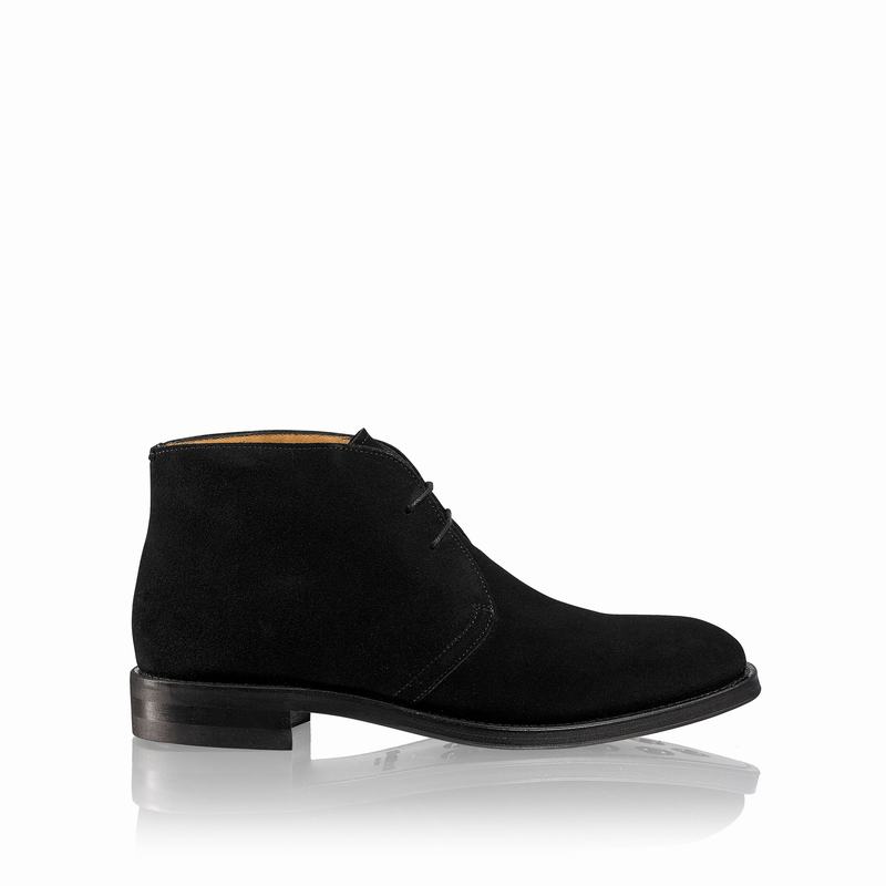 Pustynne Buty Russell And Bromley Jermyn Męskie Czarne | BVN2233AA