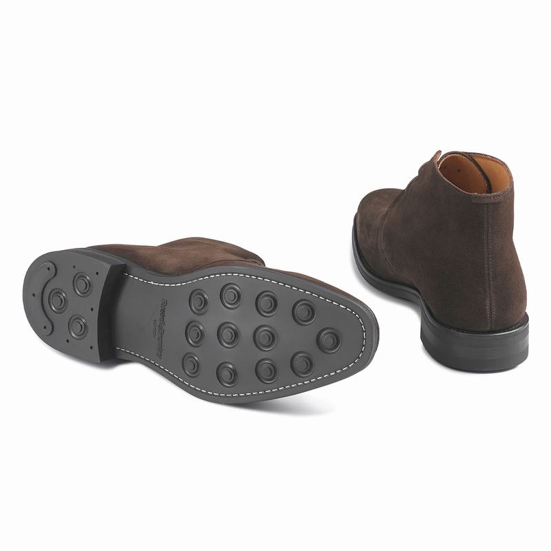 Pustynne Buty Russell And Bromley Jermyn Męskie Brązowe | FBW892RW