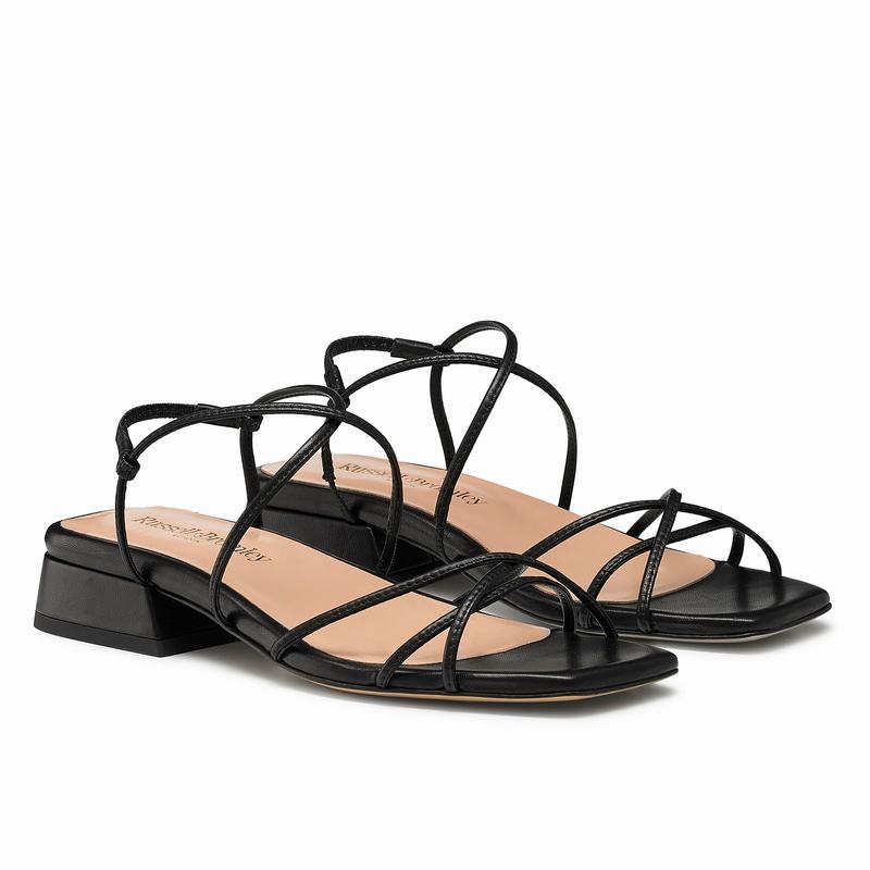 Sandały Russell And Bromley Airstrip Damskie Czarne | DRB5957UH