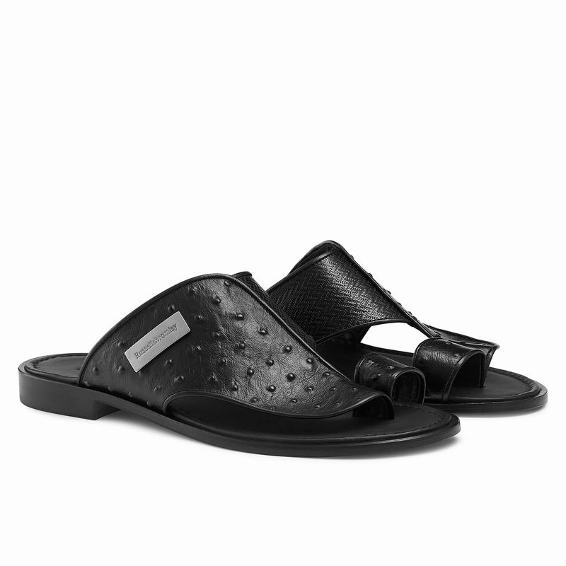 Sandały Russell And Bromley Arabian Męskie Czarne | MKF3695GX