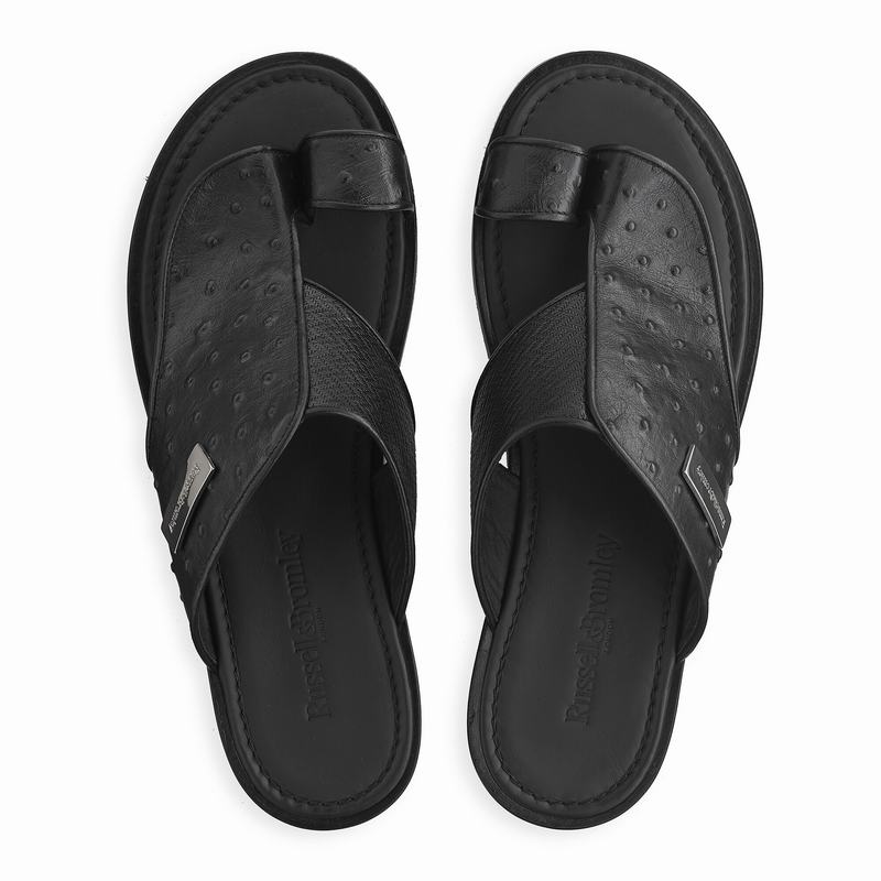 Sandały Russell And Bromley Arabian Męskie Czarne | MKF3695GX