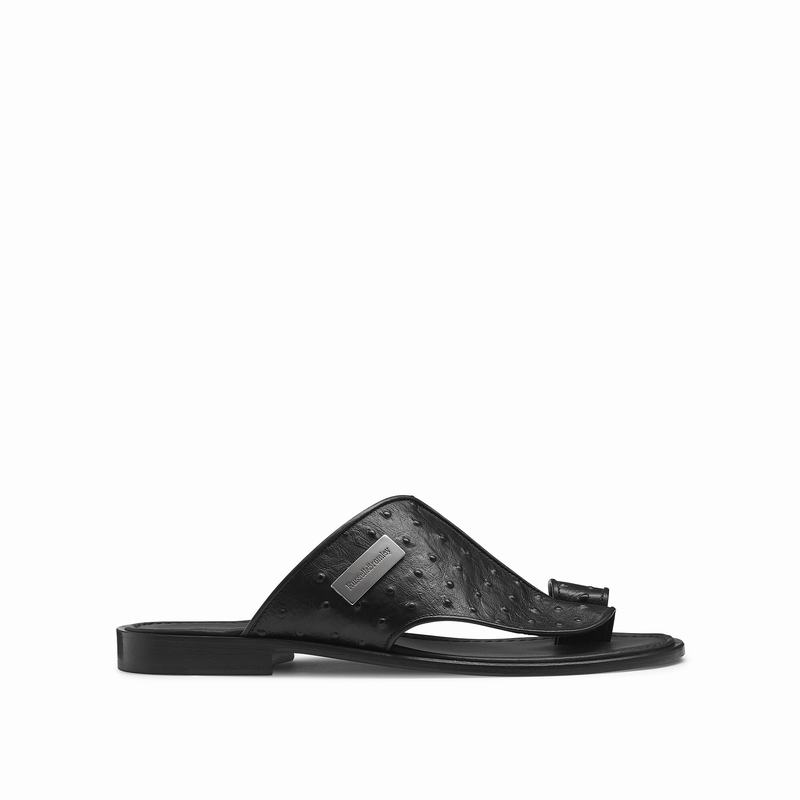 Sandały Russell And Bromley Arabian Męskie Czarne | MKF3695GX
