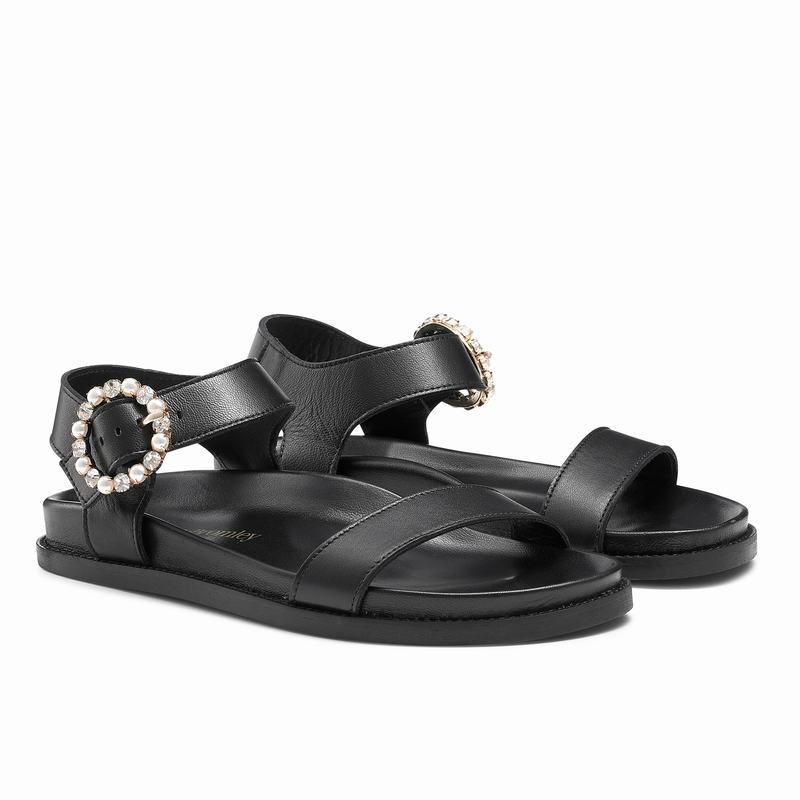 Sandały Russell And Bromley Ariel Damskie Czarne | BQW9449MS