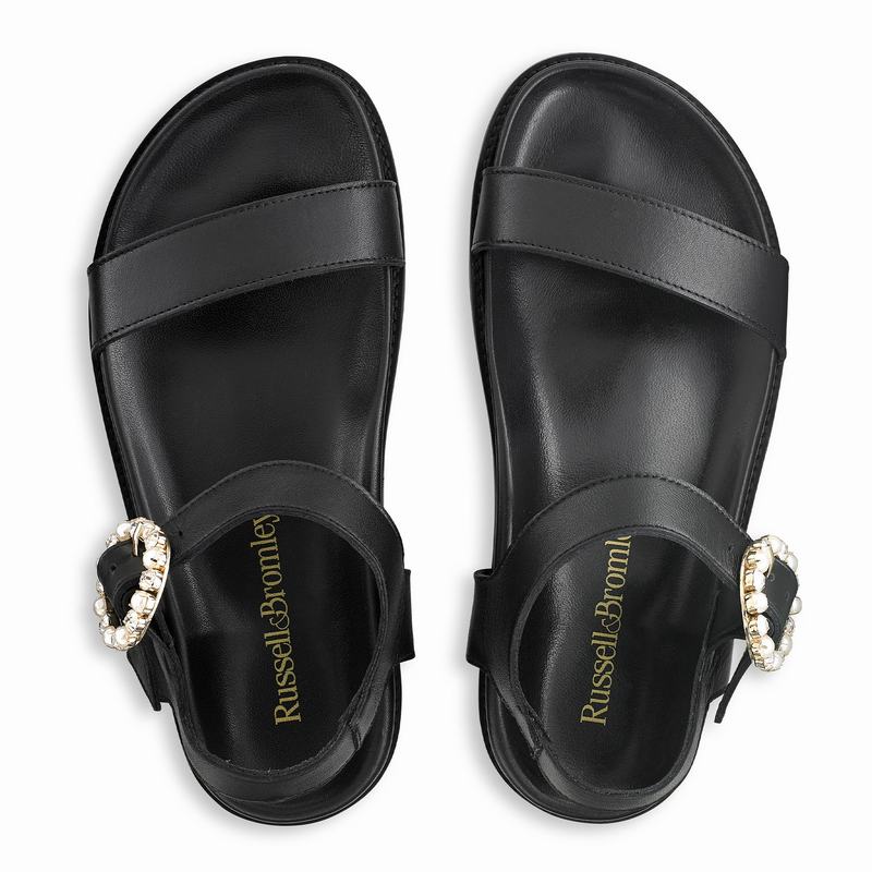 Sandały Russell And Bromley Ariel Damskie Czarne | BQW9449MS