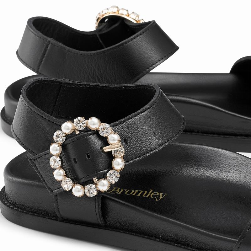Sandały Russell And Bromley Ariel Damskie Czarne | BQW9449MS