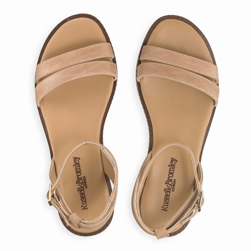 Sandały Russell And Bromley Brooklyn Damskie Brązowe | DHN9697HJ