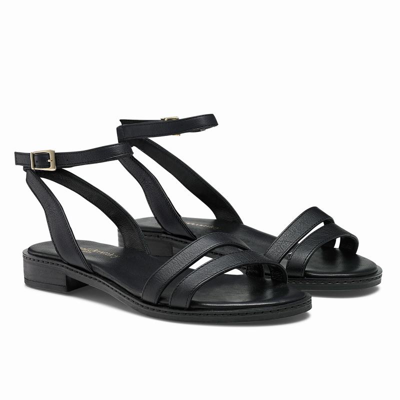 Sandały Russell And Bromley Brooklyn Damskie Czarne | PFB4186CJ