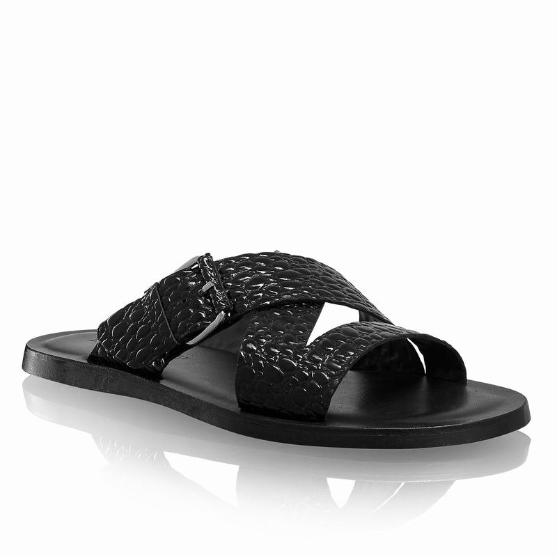 Sandały Russell And Bromley Bucklebury Męskie Czarne | ONJ1937QT