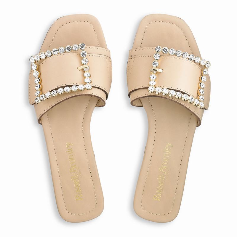 Sandały Russell And Bromley Cindy Damskie Brązowe | XWR4039HC