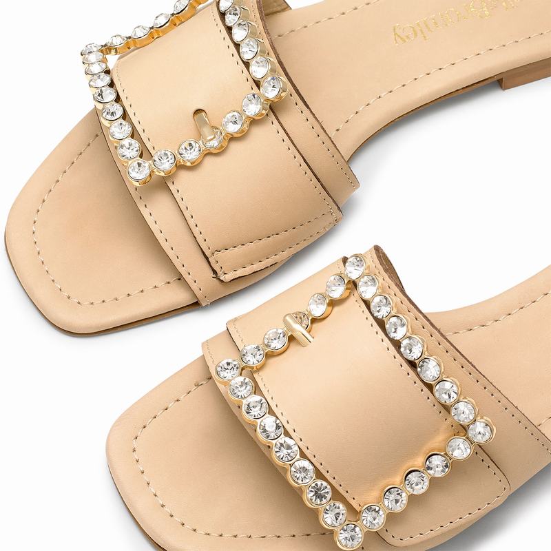 Sandały Russell And Bromley Cindy Damskie Brązowe | XWR4039HC