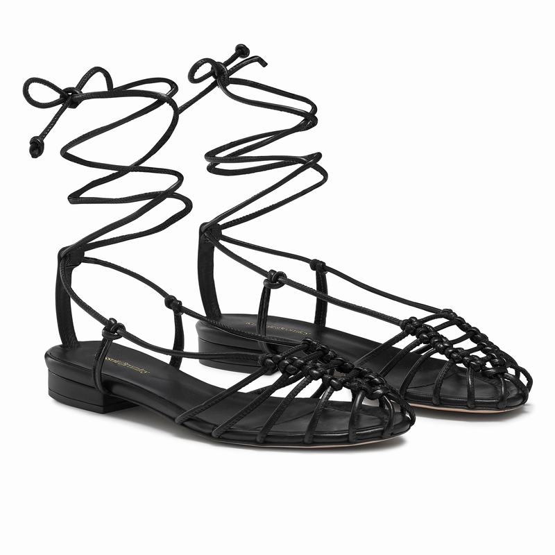 Sandały Russell And Bromley Connectlow Damskie Czarne | HHC525LU