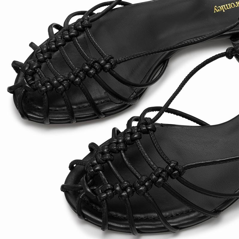 Sandały Russell And Bromley Connectlow Damskie Czarne | HHC525LU