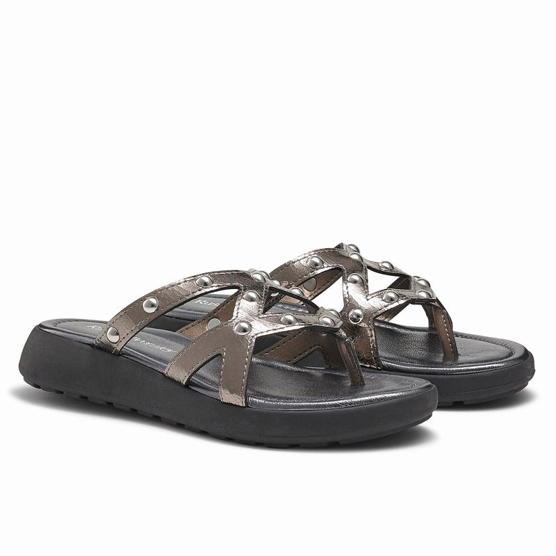 Sandały Russell And Bromley Crossfit Damskie Metallic | MDO7853JS