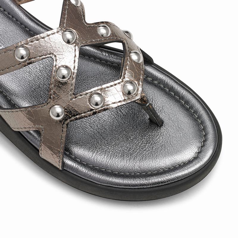 Sandały Russell And Bromley Crossfit Damskie Metallic | MDO7853JS