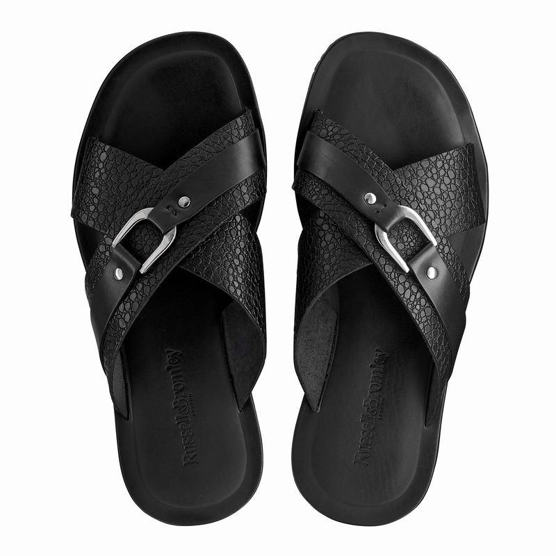 Sandały Russell And Bromley Dream Męskie Czarne | OTU2520AY