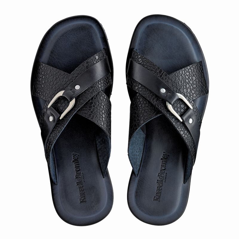 Sandały Russell And Bromley Dream Męskie Niebieskie | QUC5695XK