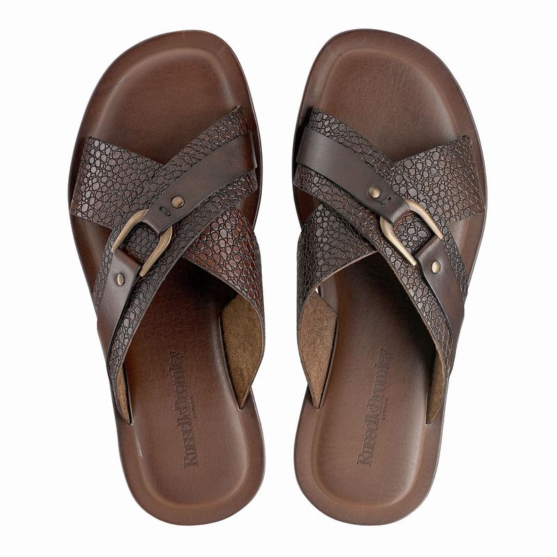 Sandały Russell And Bromley Dream Męskie Brązowe | ZHV8641JQ