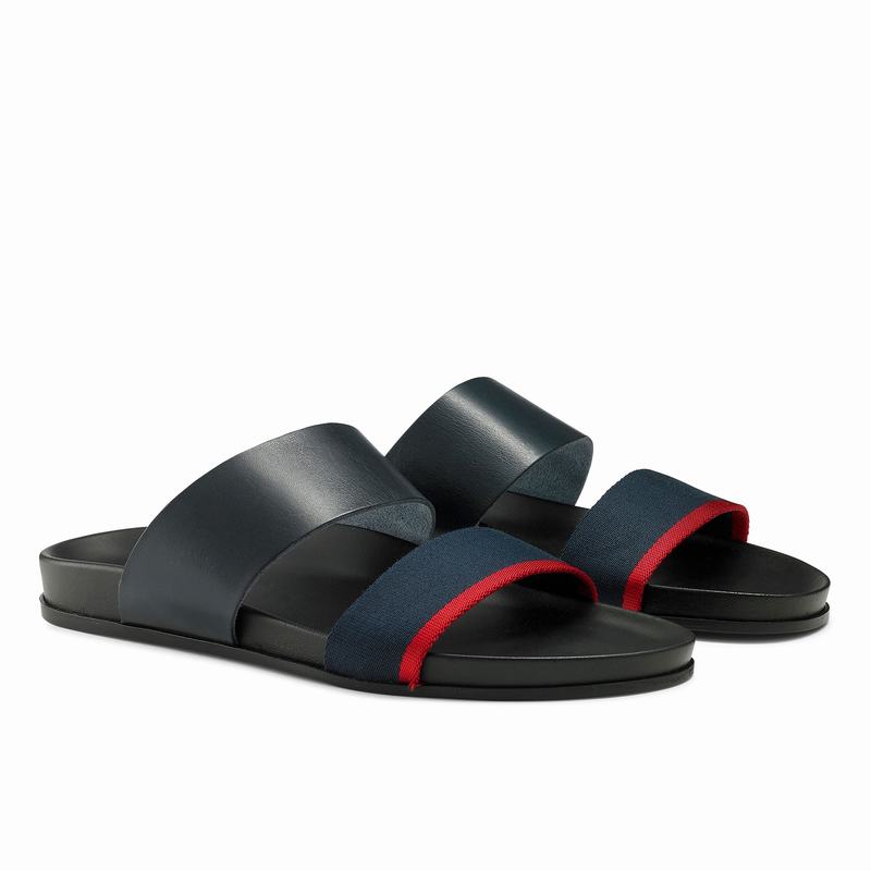 Sandały Russell And Bromley Fab Line Męskie Niebieskie | ZUG2871HC