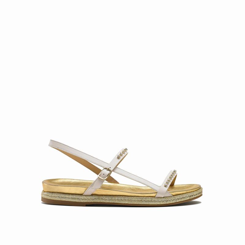 Sandały Russell And Bromley Gemfest Damskie Białe | LJR276RV