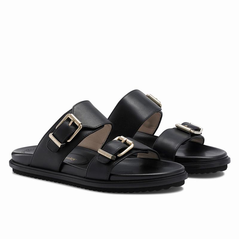 Sandały Russell And Bromley Island Damskie Czarne | NFJ3659LZ