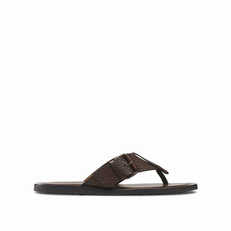 Sandały Russell And Bromley Klamry Up Męskie Brązowe | RQX10056KD