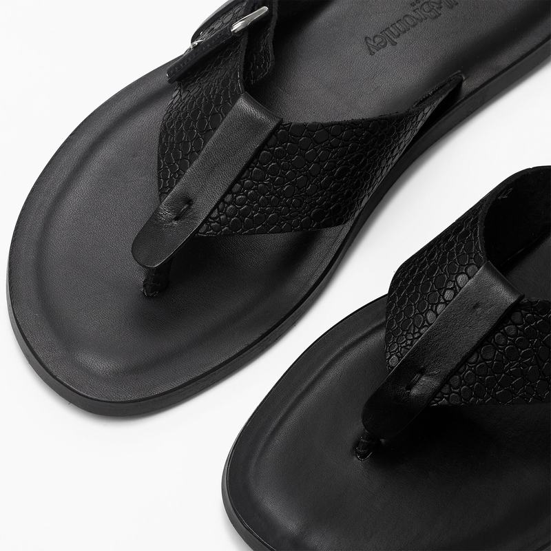 Sandały Russell And Bromley Klamry Up Męskie Czarne | THS8089HN