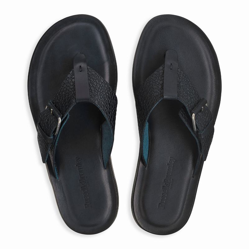 Sandały Russell And Bromley Klamry Up Męskie Niebieskie | WKO8029GT