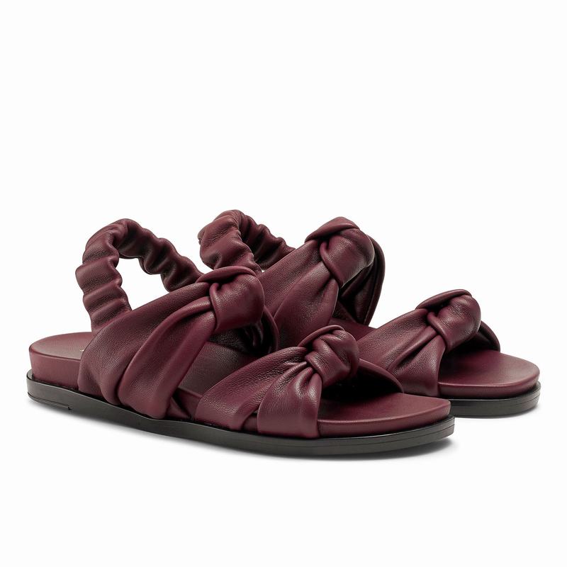 Sandały Russell And Bromley Knottie Damskie Czerwone | ALO6814AE