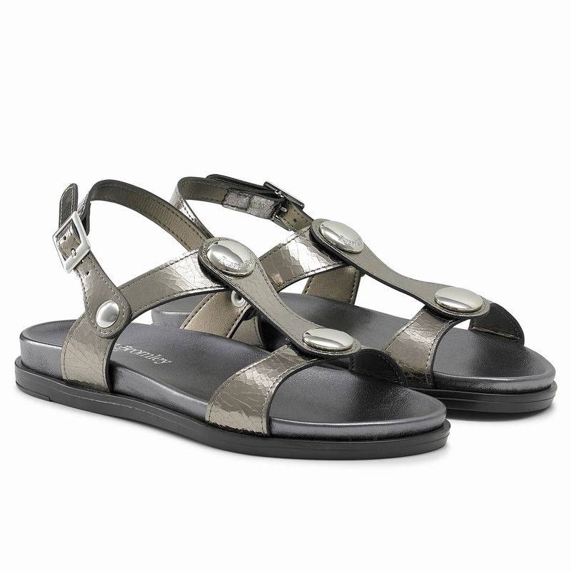 Sandały Russell And Bromley Laura Damskie Metallic | RLO3453JY