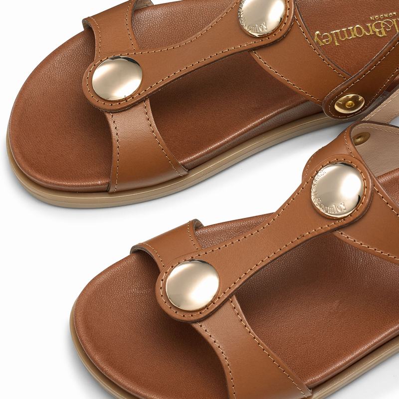 Sandały Russell And Bromley Laura Damskie Brązowe | ZQK8761XO