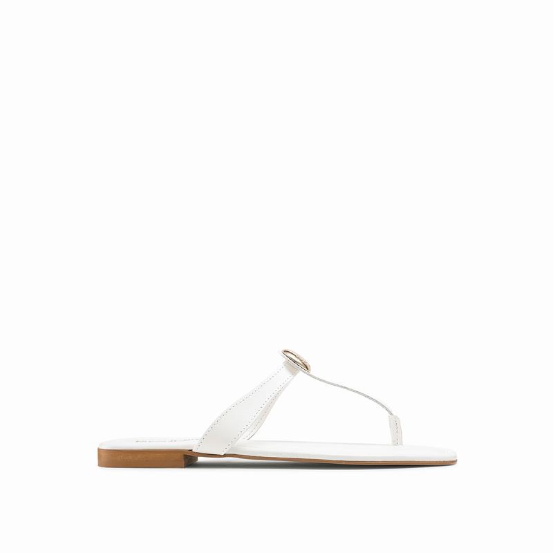 Sandały Russell And Bromley Lauretta Damskie Białe | KUX5010UE