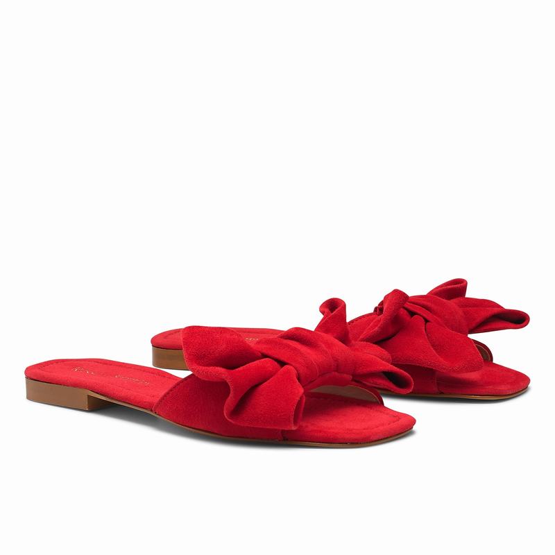 Sandały Russell And Bromley Minnie Damskie Czerwone | RZQ2483HD