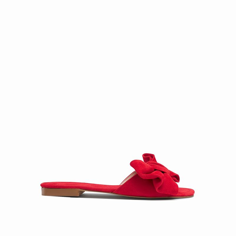 Sandały Russell And Bromley Minnie Damskie Czerwone | RZQ2483HD