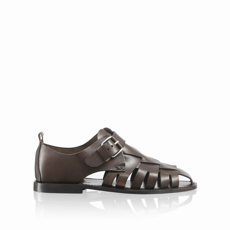 Sandały Russell And Bromley Neptune Męskie Brązowe | NYG1035LA