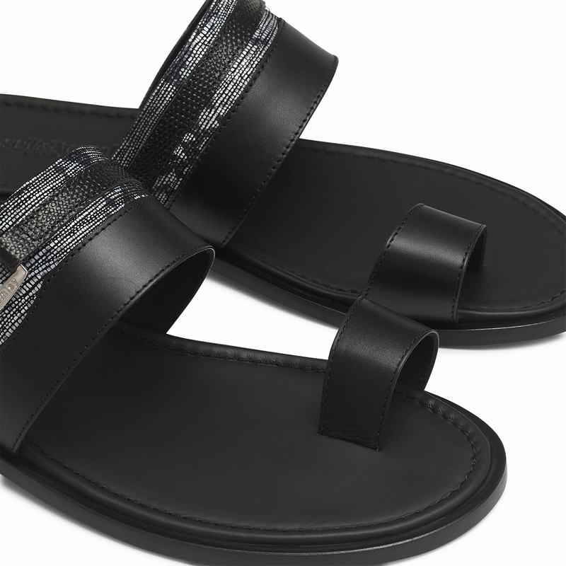 Sandały Russell And Bromley Oasis Męskie Czarne | TNY4853GD