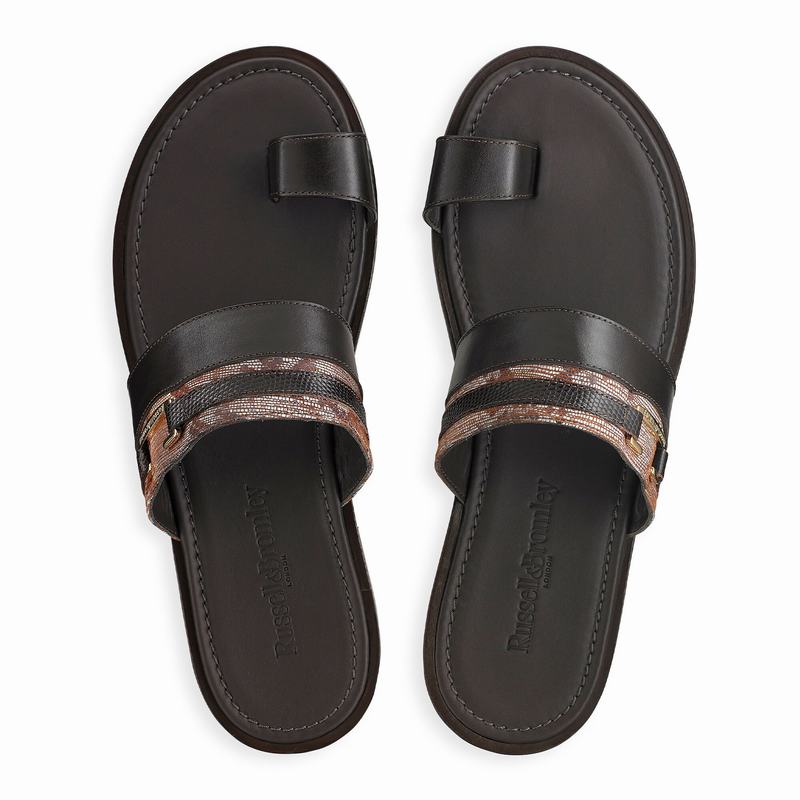 Sandały Russell And Bromley Oasis Męskie Brązowe | TXW1356YP