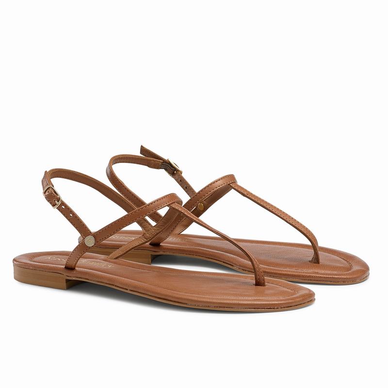 Sandały Russell And Bromley Pearl Damskie Brązowe | TCB4777ZO