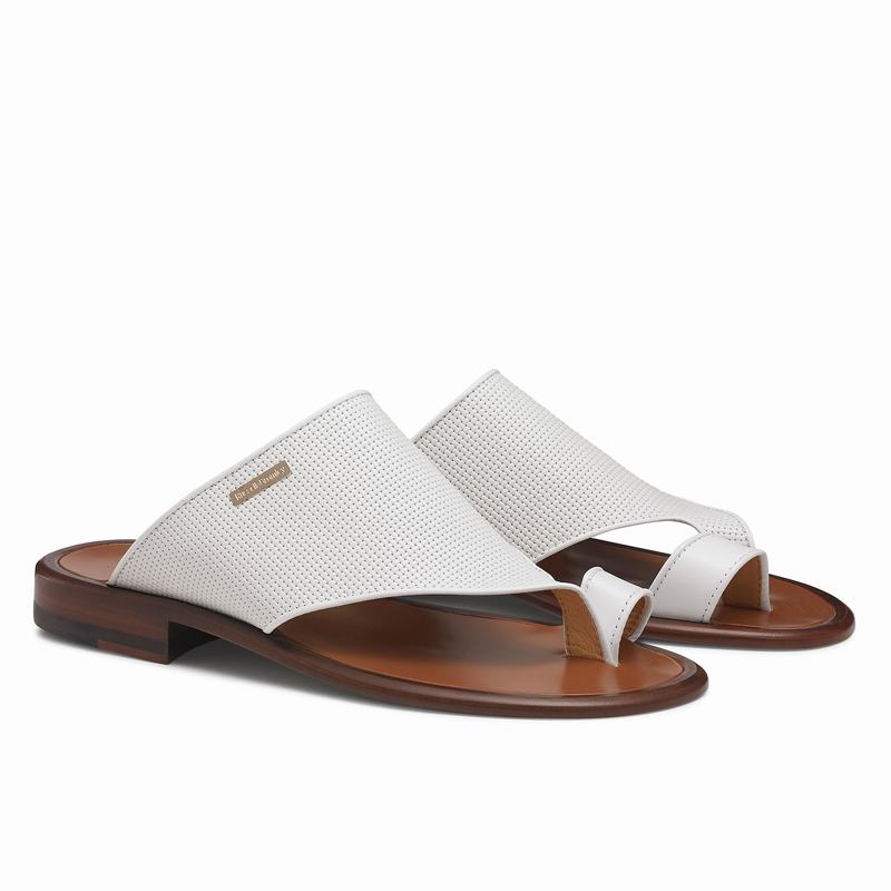 Sandały Russell And Bromley Perugia Męskie Białe | FZA8894JA