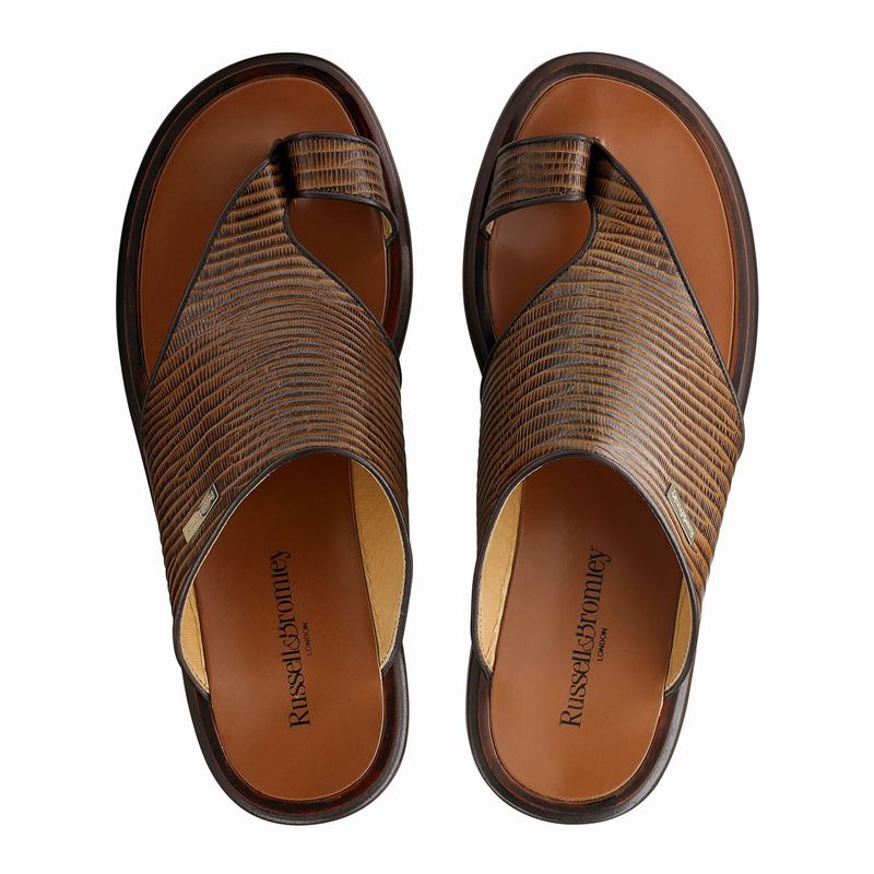 Sandały Russell And Bromley Perugia Męskie Brązowe | RYN3637EO