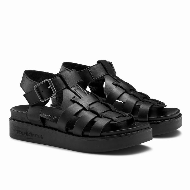 Sandały Russell And Bromley Portland Damskie Czarne | ONY5544CX