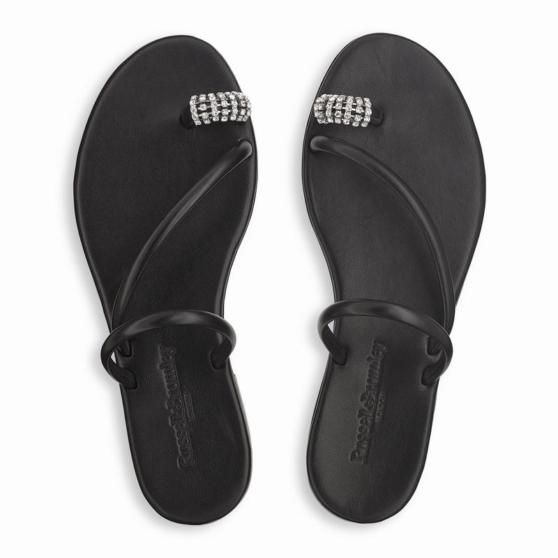 Sandały Russell And Bromley Quartz+ Damskie Czarne | EUU9736SB