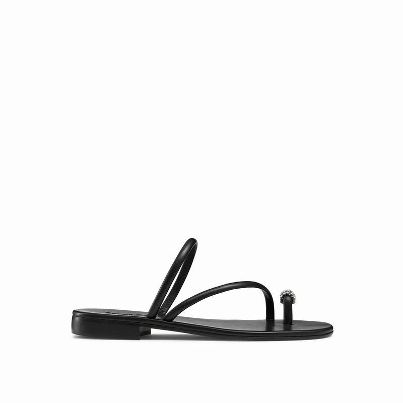 Sandały Russell And Bromley Quartz+ Damskie Czarne | EUU9736SB
