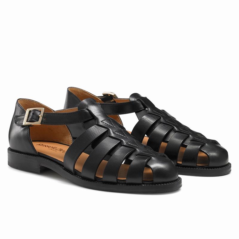 Sandały Russell And Bromley Siracuse Damskie Czarne | OZK9090FC