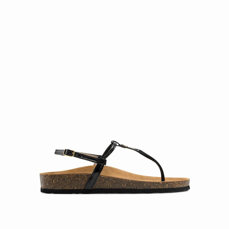 Sandały Russell And Bromley Teebird Damskie Czarne | JCR1848IQ