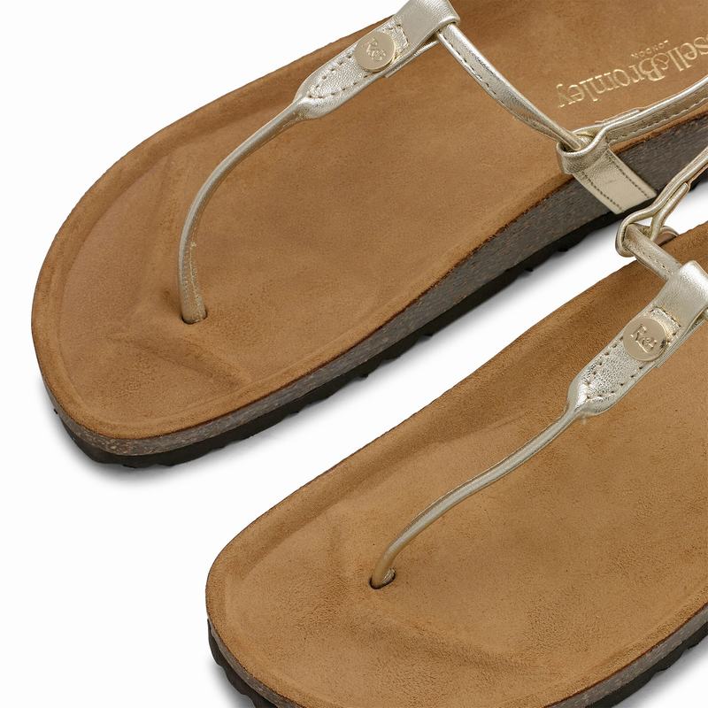 Sandały Russell And Bromley Teebird Damskie Metallic | MDD7465IZ