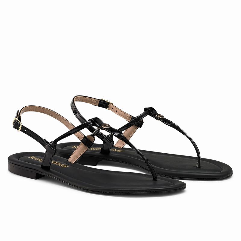 Sandały Russell And Bromley Thongbird Damskie Czarne | RCX2172GE