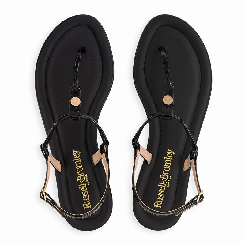 Sandały Russell And Bromley Thongbird Damskie Czarne | RCX2172GE