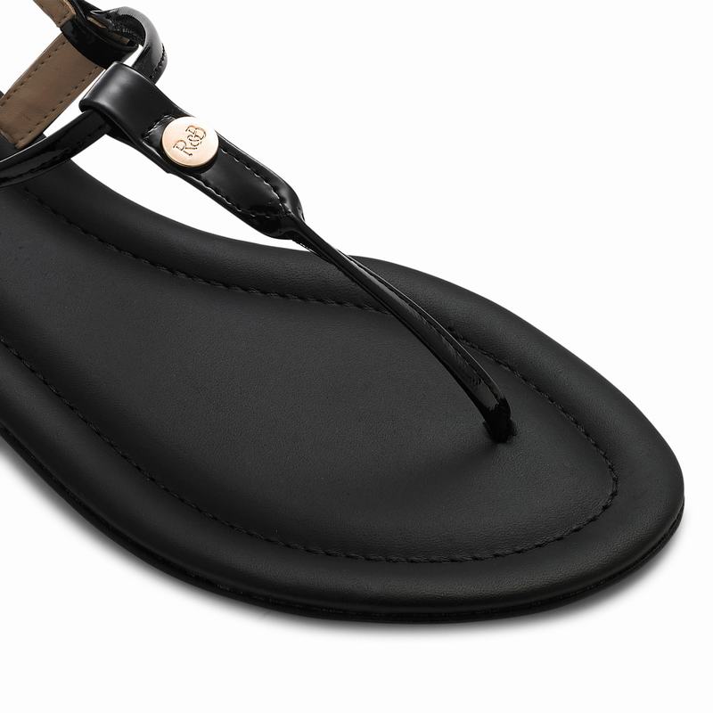 Sandały Russell And Bromley Thongbird Damskie Czarne | RCX2172GE