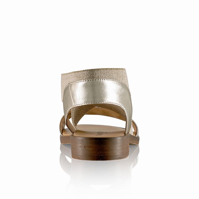 Sandały Russell And Bromley Tribeca Damskie Metallic | HUA375CD